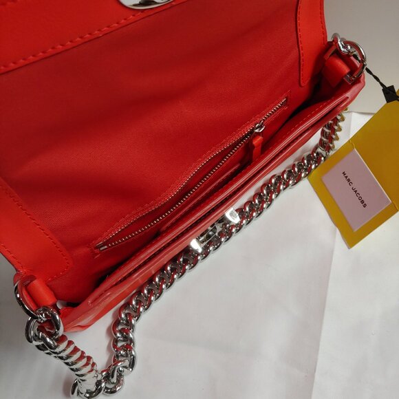 Marc Jacobs - ‘The J Marc Mini’ Shoulder Bag - Orange - Picture 11 of 12